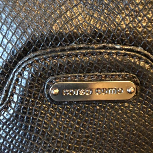 Corso Como Black python effect suede & fringe hobo - Picture 2 of 7